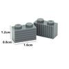 DIY Bricks Modified 1x2 with Flutes Fluted MOC Building Blocks Technical Parts Compatible with 2877 Educational Toy for Children