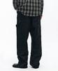 INTEMPOMOOD Honeycomb Double Knee Work Pants_Black
