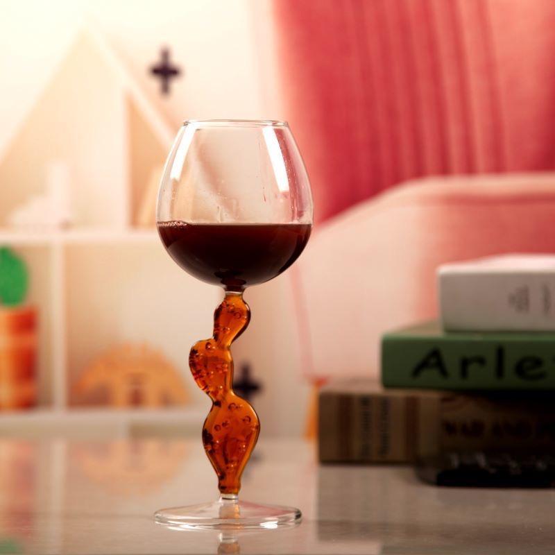 Creative Cactus Wine Glass – Unique Goblet for Red Wine or Cocktails