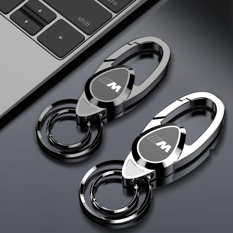 All-Metal Alloy Minimalist Car Emblem Key Chain Key Ring For BMW M Emblem E46 E36 E34 F10 E90 F30 E60 F30 E53 E30 E92 E87 Djsc34