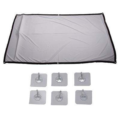 Projection Screen HD Foldable Portable Wrinkle Resistant Projector Movie Screen for Indoor Outdoor