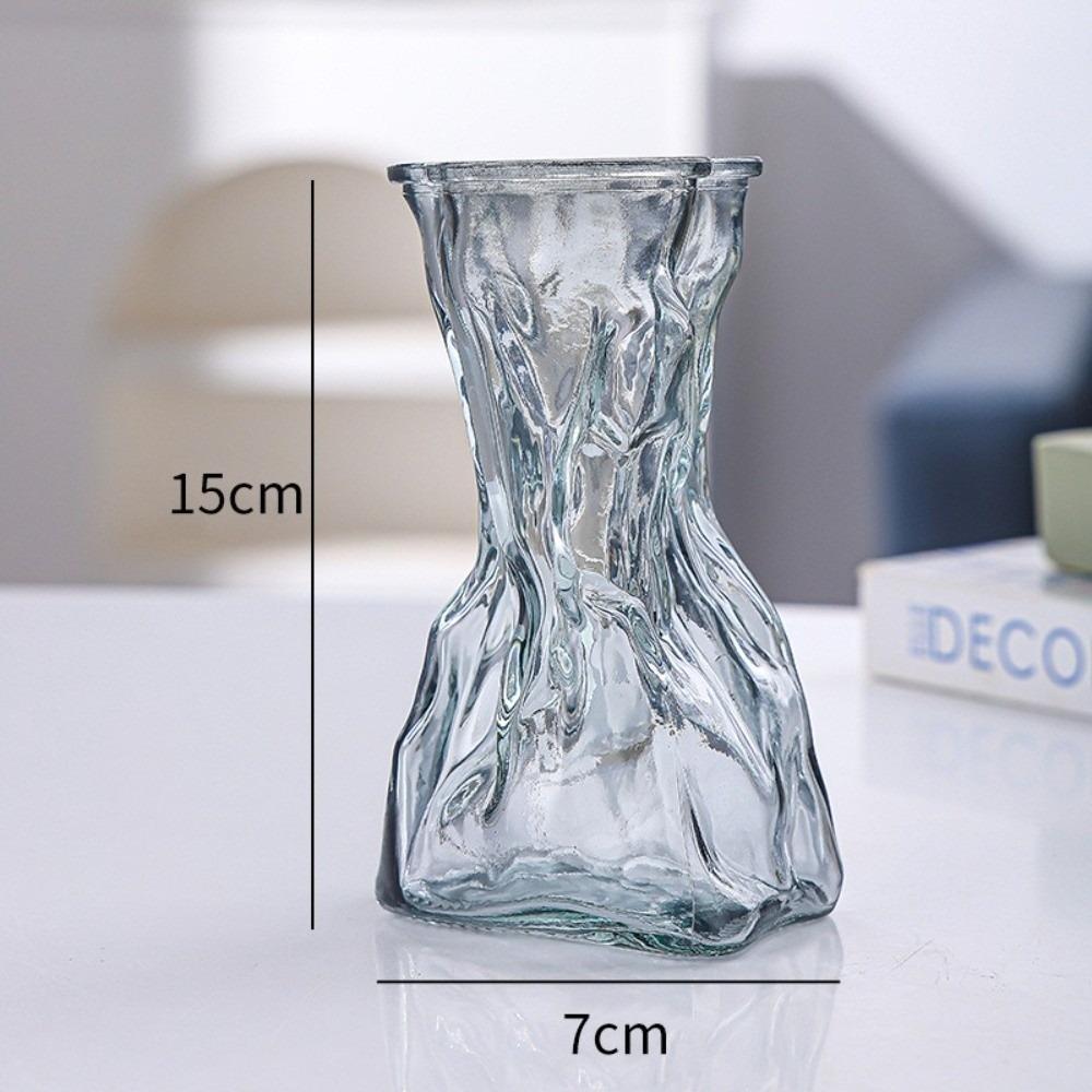 Centerpieces Transparent Irregular Vase Hydroponic Art Plant Bottle Desktop Display