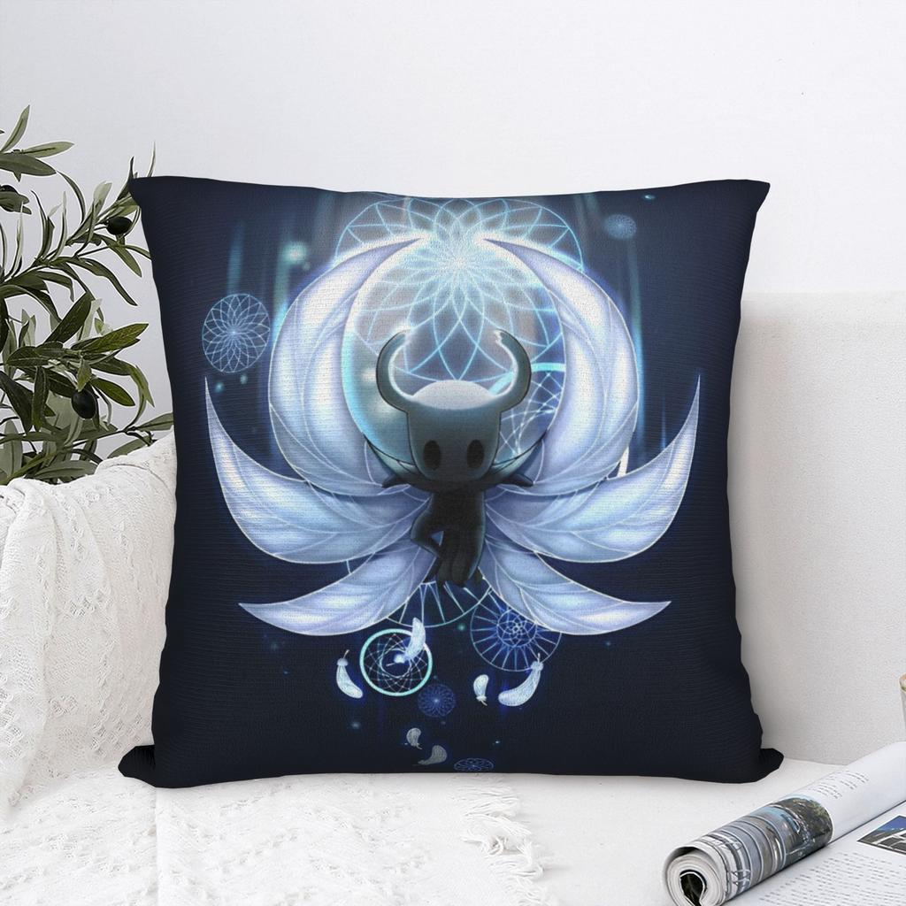 Hollow Knight Silksong Square Pillowcases Polyester Bed Car Advanture Cushion Cover Home Decoration Throw Pillow Case 4040