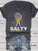 Salty Girl Tee: Women's Vintage T-Shirt