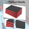 4x Craft Foam Inserts for Cases Reliable Protection Professional Liner Cuttable for Storage Organizer Crafts Padding Tool Box