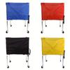 Mobile Folding Sports Ball Storage Cart: Basketball & Football Organizer