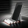 Ergonomic Multiple Angle Waving Shaped Desktop Stand for Mobile Phones E Books Portable ABS Construction Nonslip Base