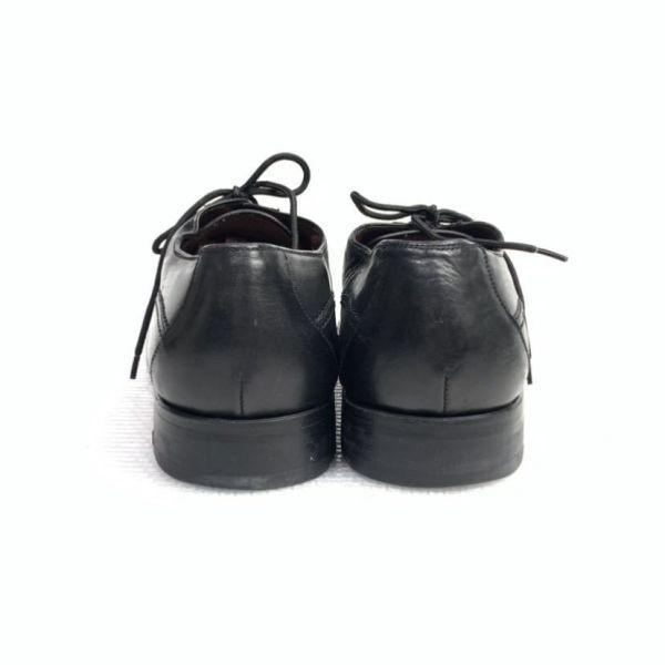 Vintage 80s-90s Bruno Magli Italy U-Tip All Leather Shoes Black 11M 28.5-29.5(USED)