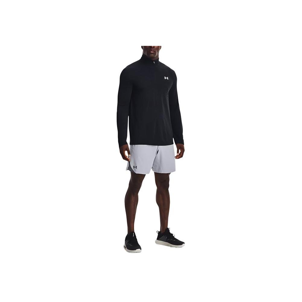 Under Armour Seamless Training Long Sleeve T-Shirt Men Tops Black 1359875-001