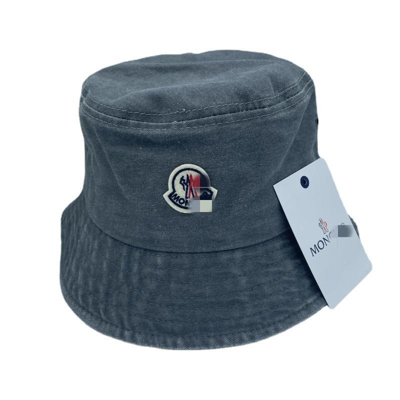 Retro Brim Large Fisherman Cap Sun Hat With Waterwashed Cotton For Outdoor Use