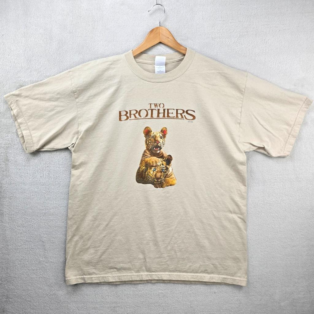 Vintage Two Brothers Movie Promo Shirt XL 2004 Tigers Universal Y2K Nature Unisex T-Shirt