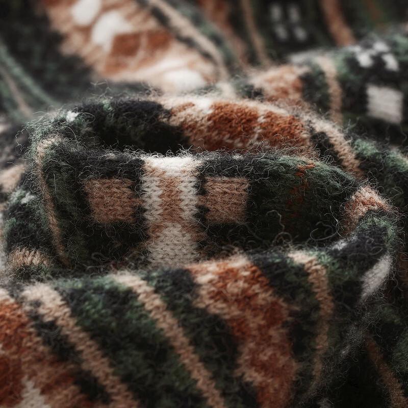 Мужской шерстяной свитер Komongboka с жаккардовым узором Fair Isle