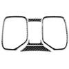 5Pcs Carbon Fiber Interior Speedometer Surround Cover Trim For Chevrolet Camaro