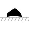 4pcs Universal Car Bumper Anti-collision Blocks Automobile Bumper Flow Block Bumper Protector Black/Carbon Color