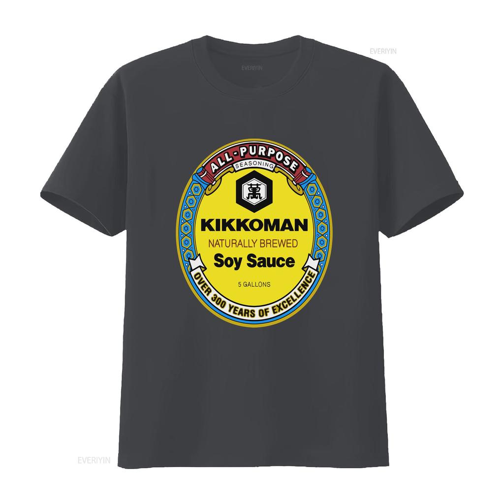 New Purpose Kikkoman Soy Sauce Active Logo American T Shirt Funny Size S to 5XL vintage Washed Unisex homme Slightly graphic