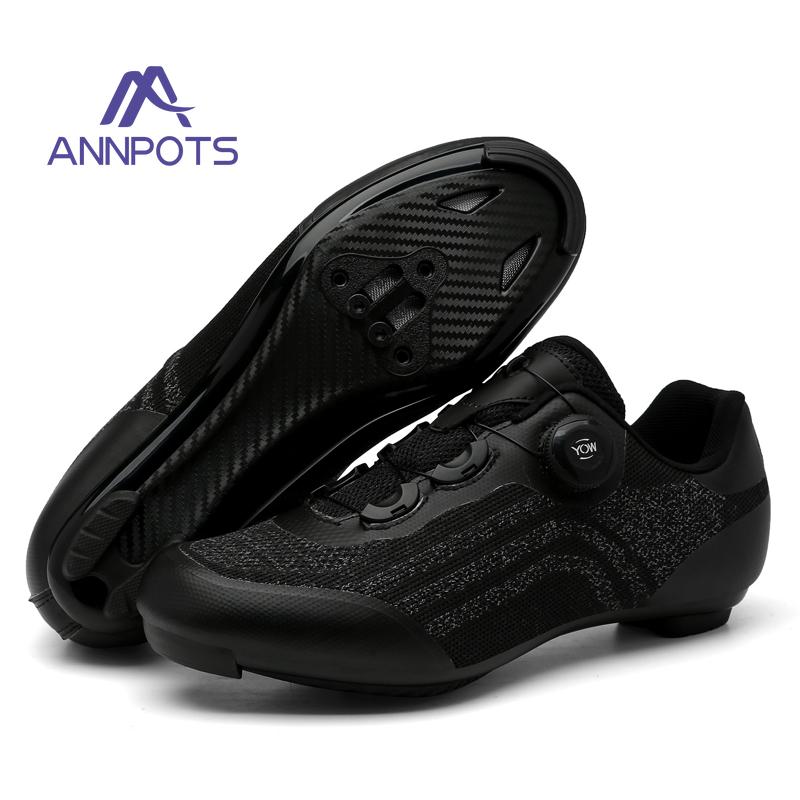 Unisex Men Cleats MTB SPD Cycling Shoes with Lock Outdoor Fashion Racing Speed Cycling Footwear Big Size Bicycle Mountain Shoes 36