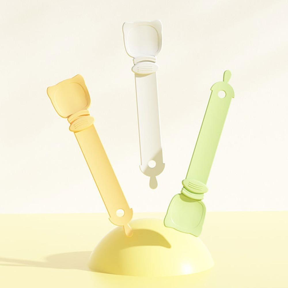 3PCS with Hanging Hole Cat Strip Squeeze Spoon Cat Strip Dispenser for Dog Cat Wet Food