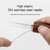 1pc Coffee Cloth Powder Needle Mini Handle Dispenser Hand Brew Stirring Needle Anti Clumping Coffee Tool