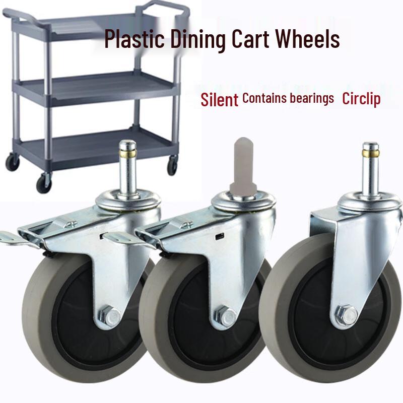 4-inch Rubber Swivel Caster Wheel