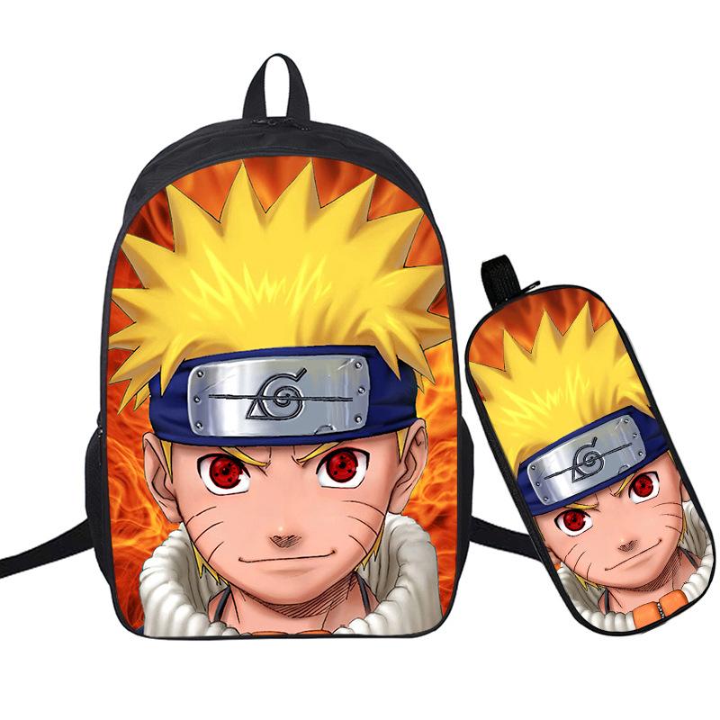 Riman 3D Digital Printing Backpack Two-piece Set Full-color Backpack Student Schoolbag