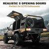 1/12 Full Scale RC Crawler 4-wheel Drive Off Road Remote Control Pickup Truck with Led Light Rechargeable Climbing Vehicle Hobby Toys for Boys Adult