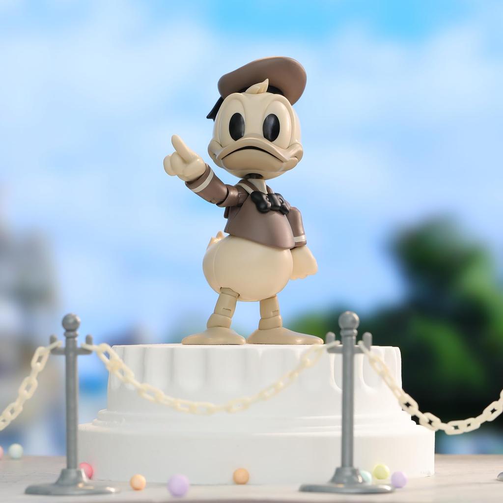 52TOYS 3.75" Series Mickey and Friends [Donald Duck 90] Monotone Color Ver. 90th Anniversary Edition 3.75-inch (approximately 10cm) Highly