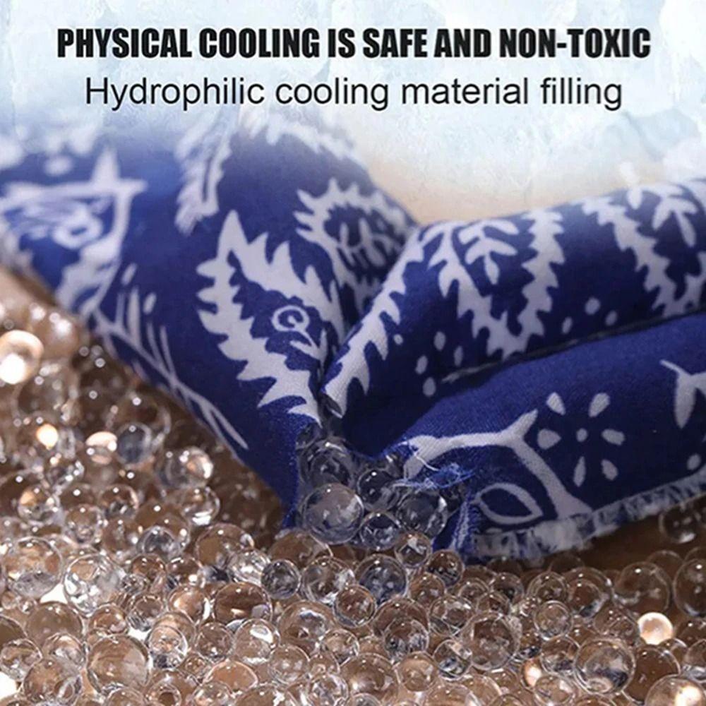 Physical Cooling Cooling Scarf Sun Protection Cooling Bandana Durable Ice Scarf  Women Men