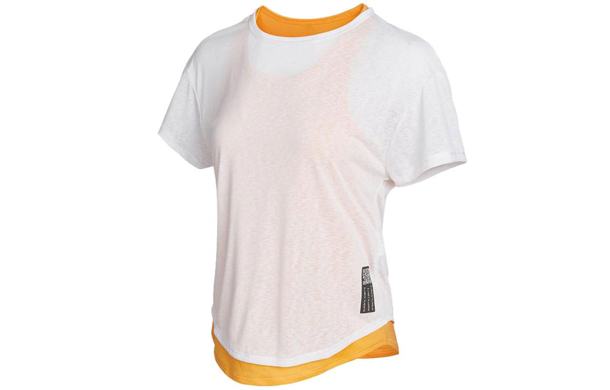 Adidas Running T Shirts Women s White Crew Neck Moderate Straight Fit H32565 S