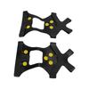 1pair 10 Spikes Ice Snow Grips Anti Slip Ice Traction Clts Walk Traction Clts for Shoes Boots Walking Hiking Climbing