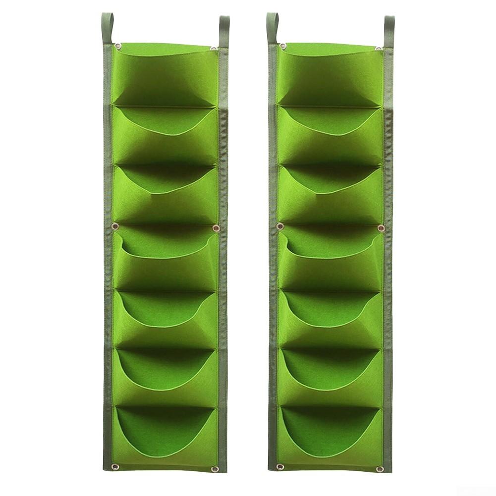

Универсальная сумка для выращивания растений, подвесная на стену 28 см * 100 см зелёный