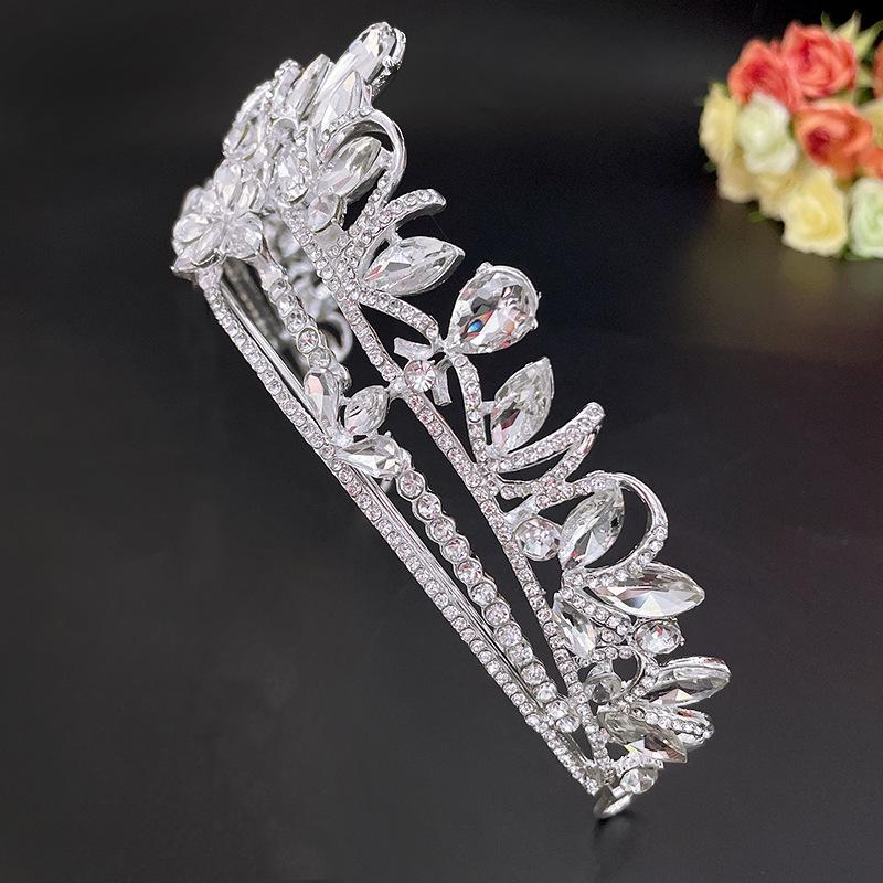 Fashionable Hair Accessories High End Crystal Bridal Crowns  Wedding Gowns Birthday Headwear Banquet Accessories