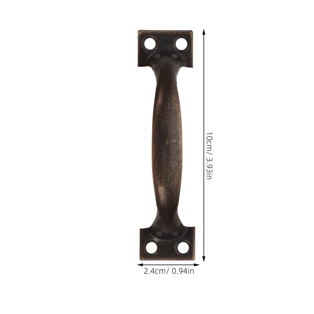 10st Bågskåpshandtag 4 tum Vintage Metallhandtag för Dörrar Lådor Kök Grindbeslag Handtag