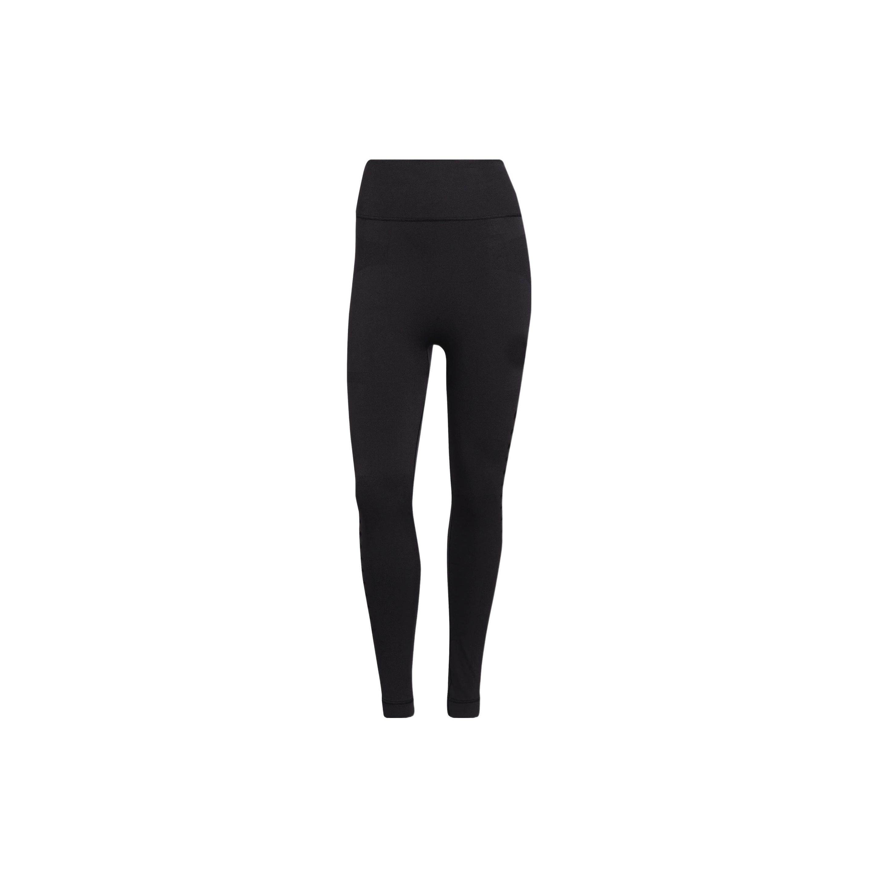 (WMNS) adidas by Stella McCartney TruePurpose Yoga Knit Tights Asia Sizing Black Women s HB6072 XS