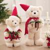Christmas Scarf Teddy Bear Plush Toy Decoration