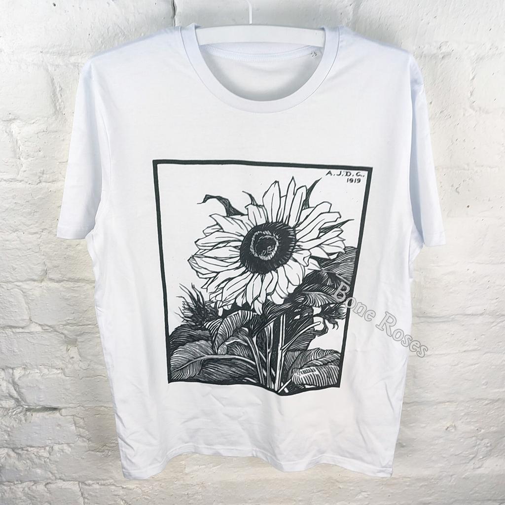Sunflowers Adult Unisex Organic Cotton T-Shirt