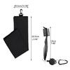 Multi-in-1 Golf Club Cleaning Set and Pitch Repair Tool Accessory for Golf Bag