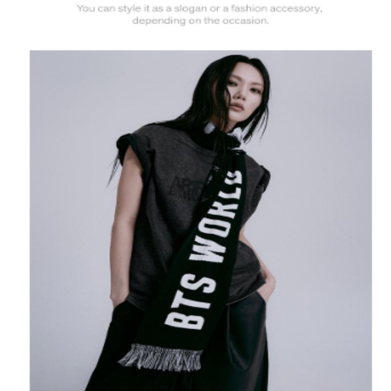 [Limited Edition ]BTS Photo Slogan Muffler