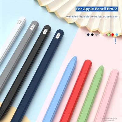 Silicone Tablet Pencil Case Shockproof Anti Slip Touch Screen Pen Cover Ergonomic Waterproof for Apple Pencil Pro/2