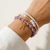 Japanese Pearl Color Glass Bead Bracelet For Women Summer Fashion Jewelry Gift Idea