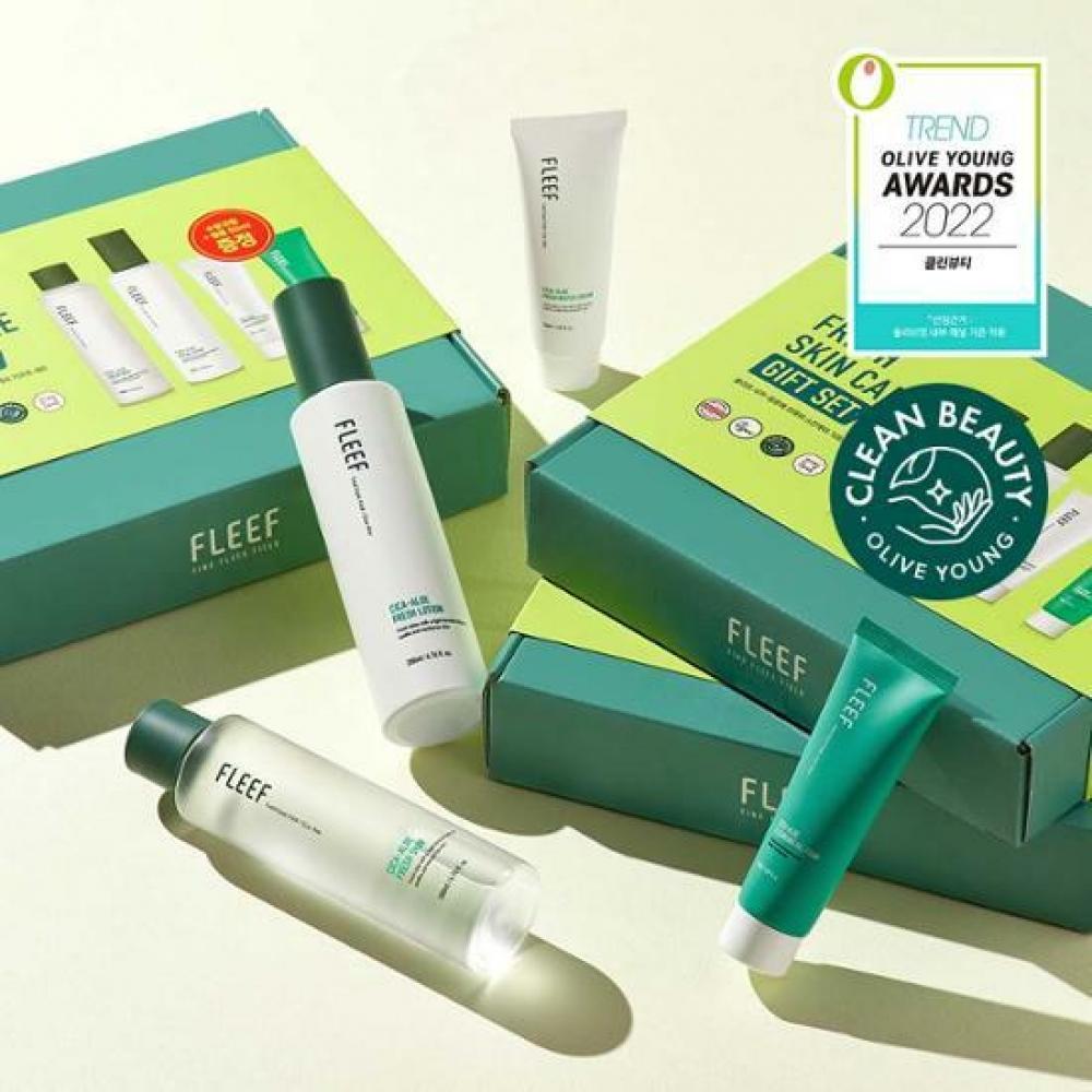 

Flip Cica Aloe Fresh Skin Lotion 200мл Набор из 2шт Увлажняющий крем-гель-пенка 50мл