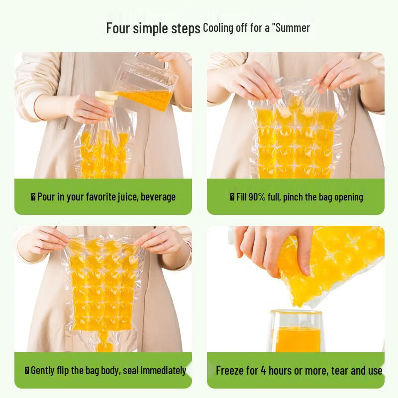 Meiliya Disposable Ice Cube Bags