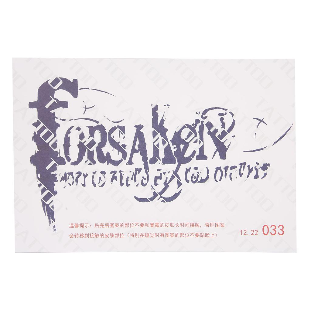 Temporary Tattoo Stickers Portable Waterproof Unisex Exquisite Tattoo Sticker Accessory