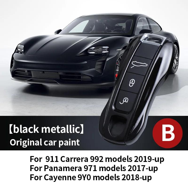 Car Key Paint Protective Case Keyless Cover For Porsche Cayenne Mancan Panamera 911 718 Boxster Cayman Taycan Replacement Shell