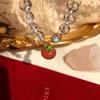 New Himalayan White Crystal Bracelet with Gray Moonstone, a Valentine's Day Gift for Girlfriend, with Pearls