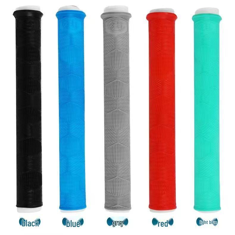 Upgraded Red Soft Silicone Wear-Resistant Fishing Rod Handle Cover with Thickened Self-Equipped Stopper