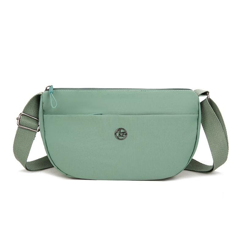 Crossbody Bag for Women Large Capacity Waterproof Nylon Multi Pocket Adjustable Wide Strap Travel Shoulder Satchel Daily Purse