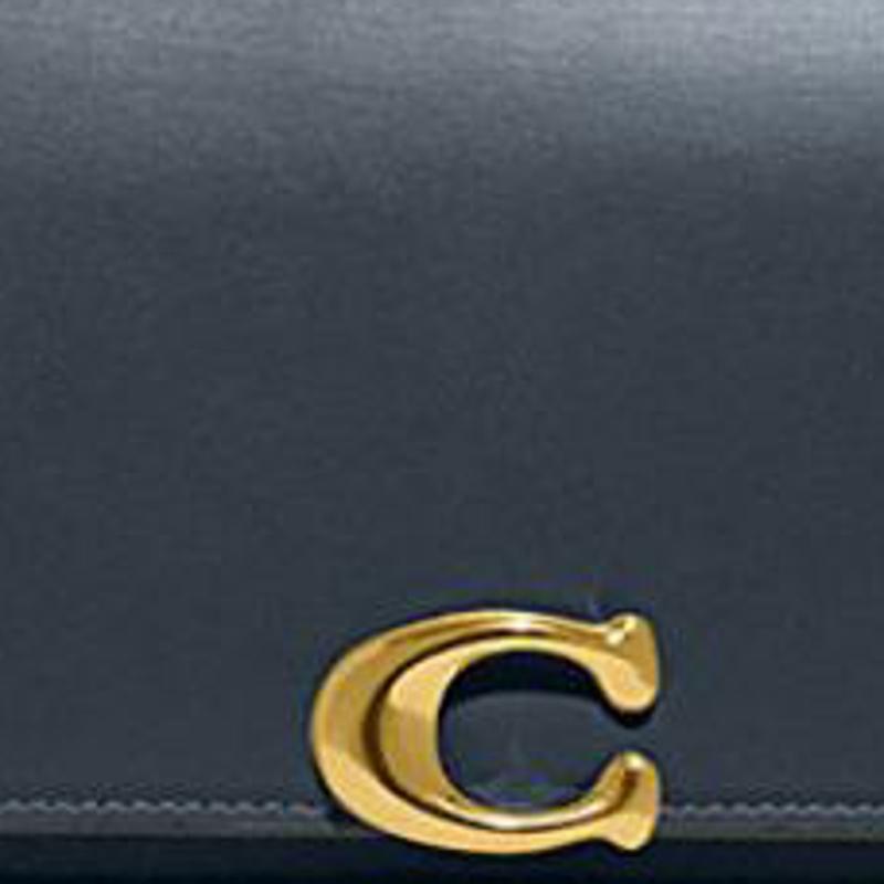 New COACH Bandit Calfskin Crossbody Bag Shoulder Bag Women's Blue CC416-B4DE