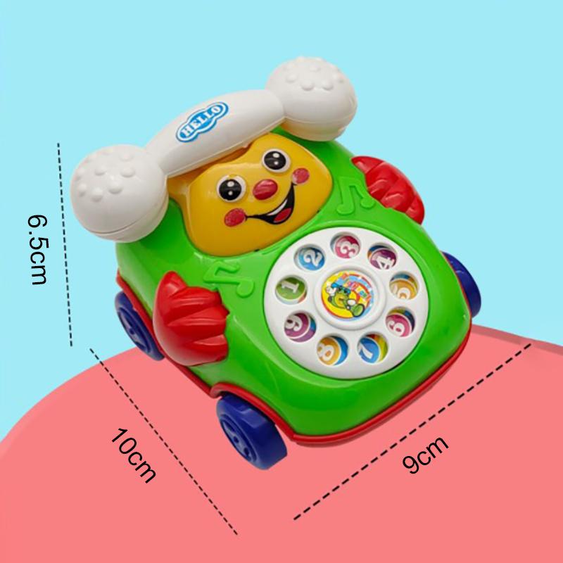 1Pc Baby Toys Music Cartoon Phone Educational Developmental Kids Toy Gift