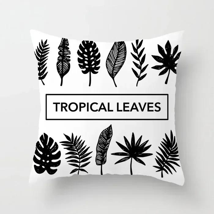 40/45/50cm Cactus Print Throw Pillow Cover Succulent Desert Plant Cushion Cover for Home Sofa Chair Pillow Cover