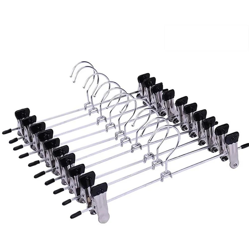 10PCS Clothes Hanger Non Slip Pant Hangers Heavy Duty Saving Space Stainless Steels for Hanging TrousersSocksSkirtsCoats 2880₽
